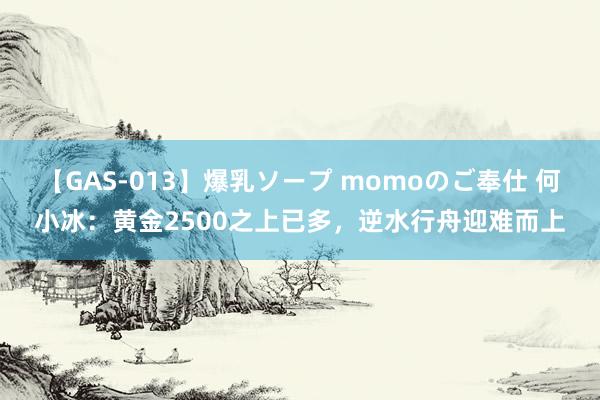 【GAS-013】爆乳ソープ momoのご奉仕 何小冰：黄金2500之上已多，逆水行舟迎难而上