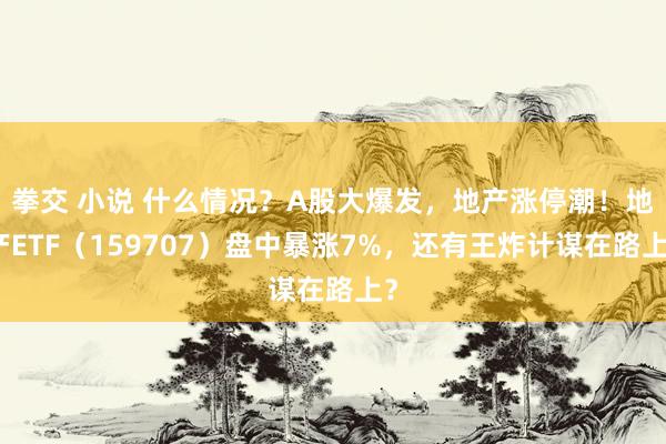 拳交 小说 什么情况？A股大爆发，地产涨停潮！地产ETF（159707）盘中暴涨7%，还有王炸计谋在路上？